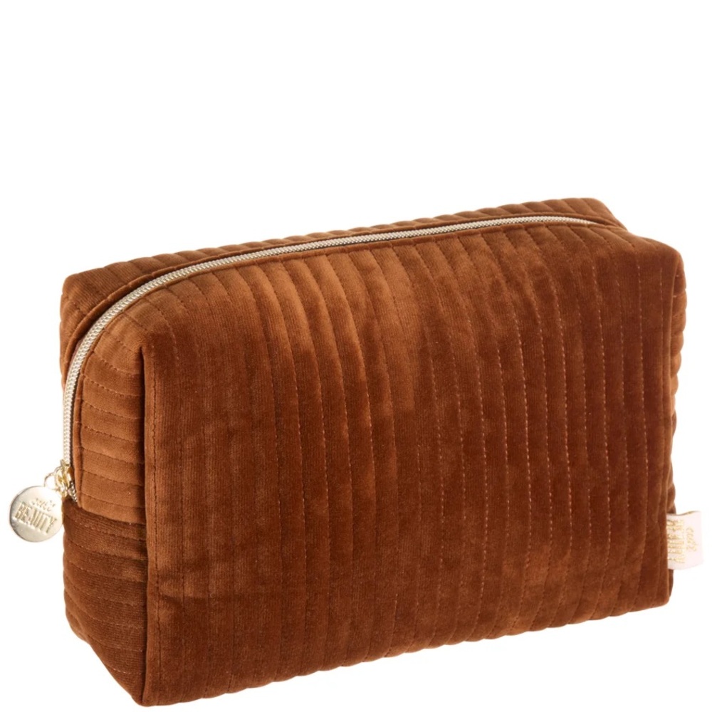 **FINAL PRICE** Cult Beauty Large Luxury Velvet Quilted Bag